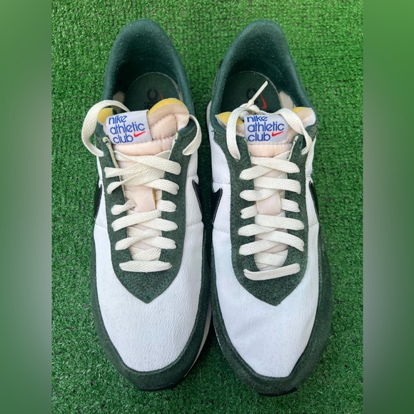 Nike Waffle Trainer 2 Athletic Club Pro Green DJ6054-100 Men’s Size 10 pre-owned - Picture 13 of 16